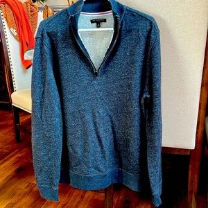 Banana Republic. Men’s blue, 3/4 zip sweater. Size medium